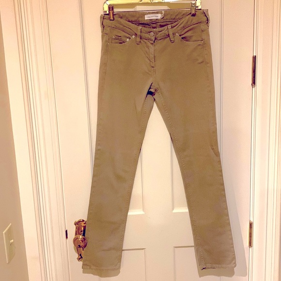 Isabel Marant Denim - ISABEL MARANT ÉTOILE WOMENS TAN Cotton JEANS - FIT LIKE AMERICAN SIZE 6/8